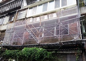 七賢鷹架高雄門型鷹架工程實績3